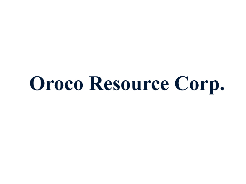 Oroco Resource Corp. DigiGeoData